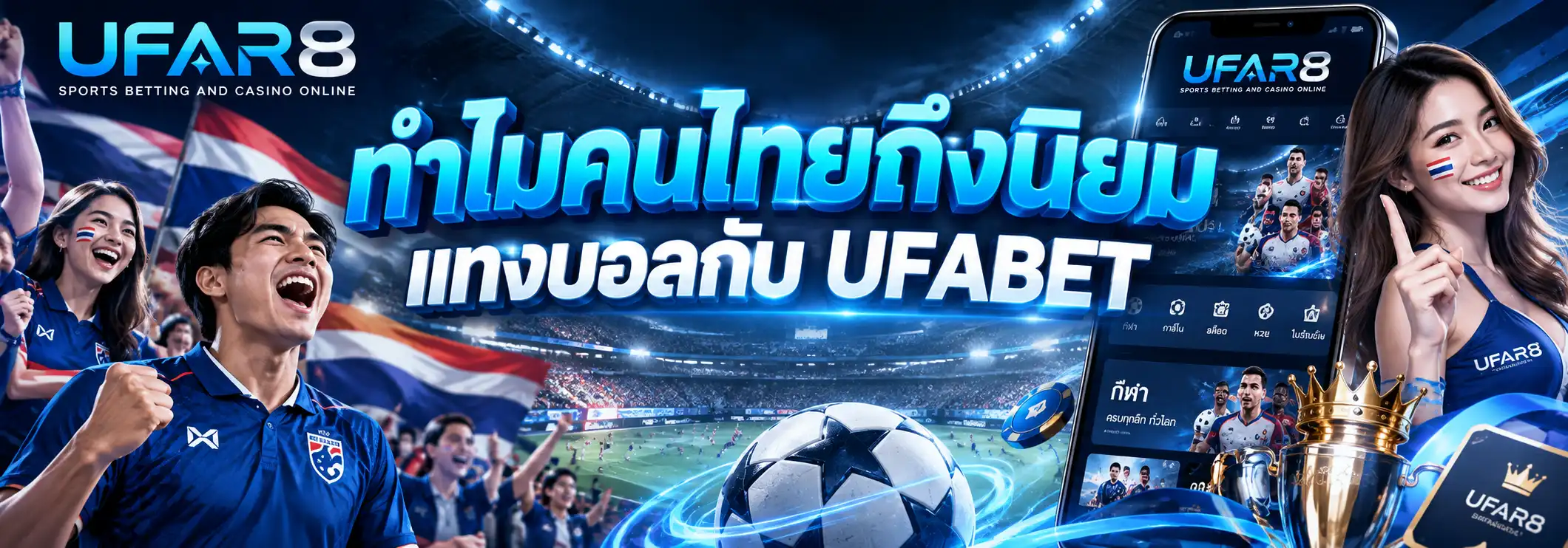 ทำไมคนไทยถึงนิยมแทงบอล UFABET